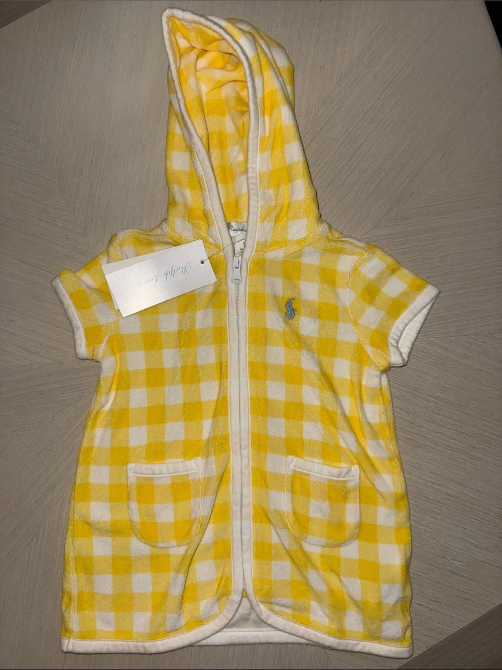 NEW Ralph Lauren Baby Girl 3M Terry Dress